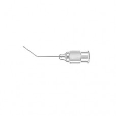 Lasek Alcohol Cannula Delicate Olive Shaped Tip Stainless Steel, Gauge 25